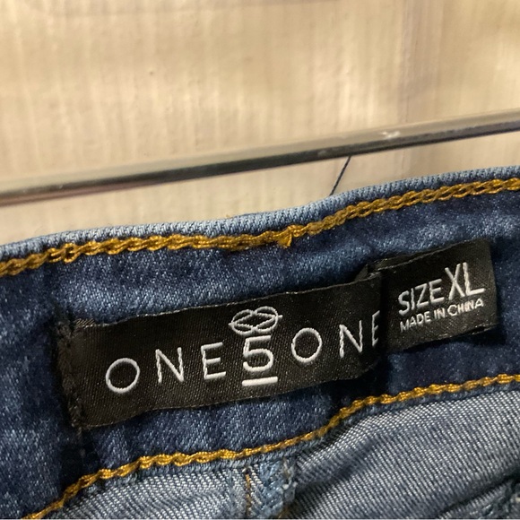 One 5 One Dark Blue Denim Midi Skirt great condition. - Picture 2 of 6